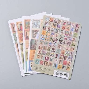 Mixed Color Rectangle Paper Stickers