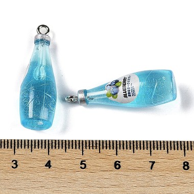 Transparent Resin Pendants(RESI-D074-03A)-3