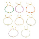 bracelet de perles tressé en perles(BJEW-O187-14)-1