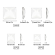 SUNNYCLUE Transparent Glass Square Cabochons(DIY-SC0001-92)-2