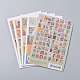 Postage Stamp Shape DIY Paper Label Paster Picture Stickers(AJEW-L058-50)-1