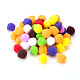 30mm Multicolor Assorted Pom Poms Balls About 250pcs for DIY Doll Craft Party Decoration(AJEW-PH0001-30mm-M)-1