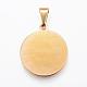 Real 18K Gold Plated 304 Stainless Steel Pendants(STAS-H372-01B)-2