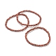Synthetic Goldstone Beaded Stretch Bracelets(BJEW-A117-A-15)-1