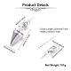 SUNNYCLUE Brass Cone Dowsing Pendulums(KK-SC0002-41P)-2