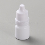 Plastic Glue Bottles, White, 1.8x4.4cm, Inner Diameter: 0.85cm, Capacity: 3ml(0.10fl. oz)(AJEW-WH0348-299A)