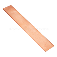 Copper Sheet, Rectangle, Red Copper, 310x49.5x3mm(DIY-WH0033-49)