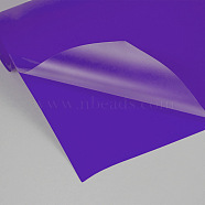 3D Polyurethane Heat Transfer Vinyl Sheets, Foaming HTV Press Film, Iron on Vinyl for T-Shirt Clothes Bag, Sky Blue, 250x305mm(DIAM-PW0007-27)