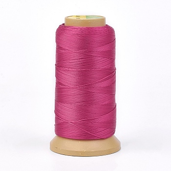 Polyester Thread, for Custom Woven Jewelry Making, Camellia, 0.5mm, about 480m/roll