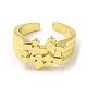 anillos abiertos de latón para mujer(RJEW-G303-01A-G)-2