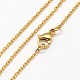 Trendy Unisex 304 Stainless Steel Cable Chain Necklaces(NJEW-M047-02)-1