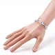 Adjustable Handmade Millefiori Glass Beaded Bracelets(BJEW-JB06074-02)-3