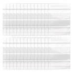 100Pcs PE Resealable Bags, Zip Top Bags, Can be Written, Rectangle, Clear, 4.8~6x4.1x0.01cm(OPP-TA0001-26A)