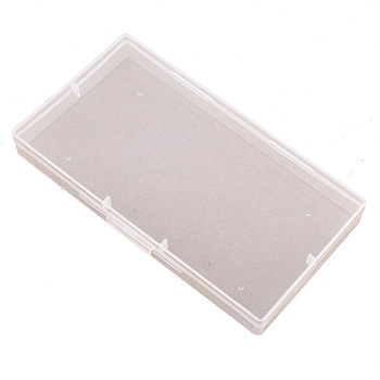 Transparent Plastic Storage Box, for Disposable Face Mouth Cover, Portable Rectangle Dust-proof Mouth Face Cover Storage Containers, Clear, 14.9x8x1.8cm