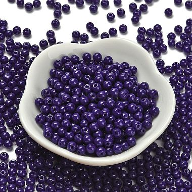 Opaque Colours Glass Seed Beads(SEED-C001-02B-01)-2