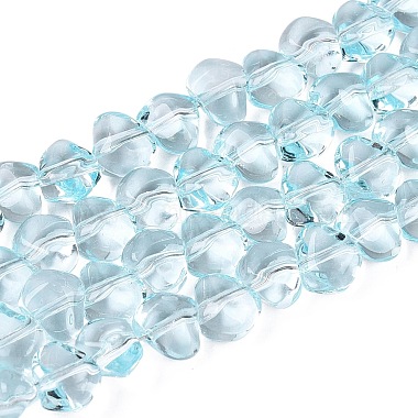 Baking Paint Transparent Glass Beads Strands(GLAA-Q109-01A-01)-1