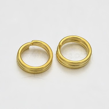 Brass Split Rings(KK-E647-10G-6mm)-2