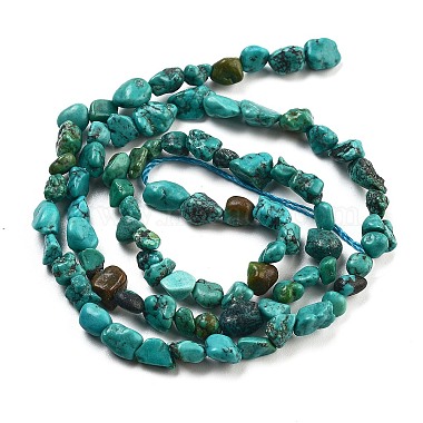 Natural HuBei Turquoise Beads Strands(G-B089-B01-02)-3