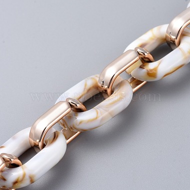 Imitation Gemstone Style Acrylic Handmade Cable Chains(AJEW-JB00517-02)-3