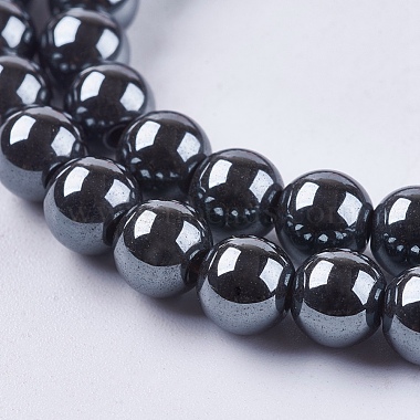 Non-Magnetic Synthetic Hematite Beads Strands(G-H1623-6mm-1)-3