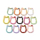 Spray Painted Alloy Spring Gate Ring(FIND-Z040-01)-1