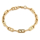 304 Stainless Steel Oval Link  Chain Bracelets for Women Men(BJEW-F488-49A-G)-4