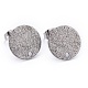 Non-Tarnish 304 Stainless Steel Stud Earring Findings(X-STAS-Z021-C-01P)-1