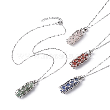 Bullet Mixed Stone Necklaces