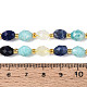 Natural Sodalite & Flower Amazonite & Lemon Quartz Beads Strands(G-N358-04A-07)-5