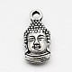 Tibetan Style Alloy Buddha Head Pendants(X-TIBEP-M031-05AS)-1