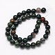 Natural Bloodstone Beads Strands(G-N0166-04-4mm)-2