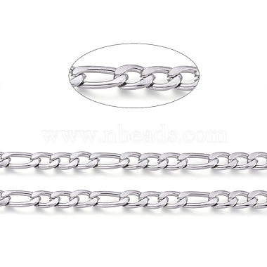 304 Stainless Steel Figaro Chains(CHS-M001-04P)-2