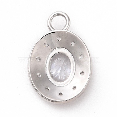 Pendentifs en zircone cubique micro-pavés en laiton écologiques(KK-D079-23P-01)-2