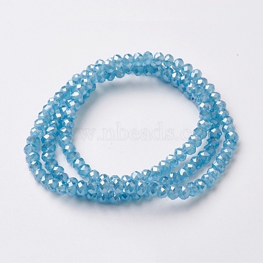 Electroplate Glass Beads Strands(EGLA-F124-PL-B02)-2