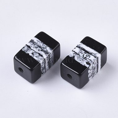 Stripe Resin Beads(X-RESI-T039-022)-2