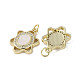 Brass Micro Pave Cubic Zirconia Pendants(KK-G485-26A-G)-2