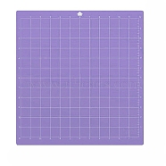 Square PVC Cutting Mat, Cutting Board, for Craft Art, Lilac, 35.6x33cm(WG73464-10)