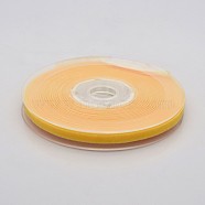 Polyester Velvet Ribbon for Gift Packing and Festival Decoration, Gold, 1/4 inch(7mm), about 70yards/roll(64m/roll)(SRIB-M001-7mm-660)