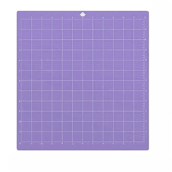 Square PVC Cutting Mat, Cutting Board, for Craft Art, Lilac, 35.6x33cm
