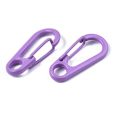 Spray Painted Alloy Spring Gate Rings(X-KEYC-S255-010-NR)-5