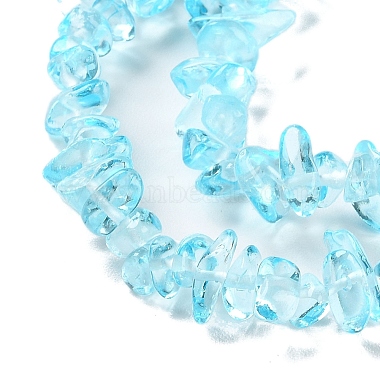 Spray Painted Transparent Glass Beads Strands(GLAA-P060-01B-02)-3