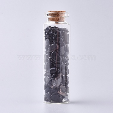 Bottle Obsidian Decoration