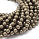 Natural Pyrite Beads Strands(X-G-P075-54-8mm)-1