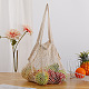 Cotton Woven Mesh Handle Tote Bag(HOUS-PW0002-02B-02)-1