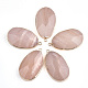 Electroplate Natural Pink Aventurine Pendants(G-S344-17C)-1