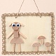 DIY Girl & Mushroom Painting Handmade Materials Package for Parent-Child(DIY-P036-12)-1