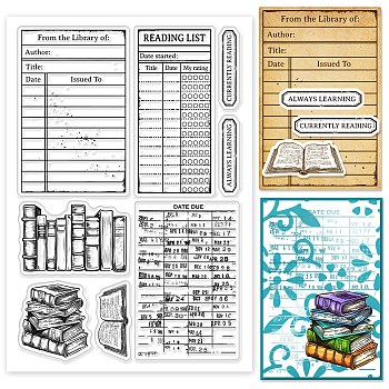 Summer Theme PVC Plastic Clear Stamps, for DIY Scrapbooking, Photo Album Decorative, Cards Making, Book, 160x110mm