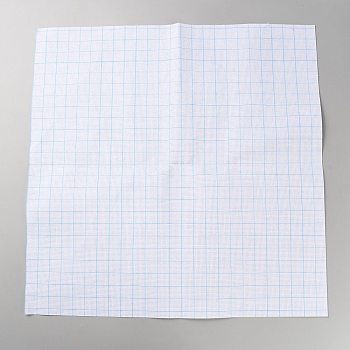 Cotton Square Cross-Stitch Fabric, Aida Cloth, White, 450x450x0.6mm