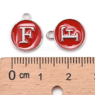 Platinum Plated Alloy Enamel Charms(X-ENAM-S118-03F-P)-3