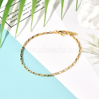304 Stainless Steel Venetian Chain Necklaces & Bracelet Set(SJEW-JS01216)-5